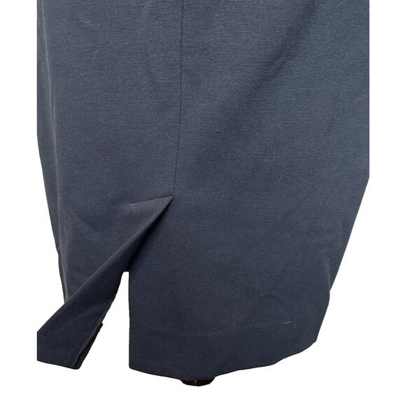 Kate Spade Darlene Dress 4 V Neck A Line Little Black Dress 3/4 Sleeve Pintuck - Picture 8 of 9